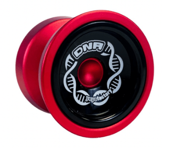 DNA Yoyo Red w/ Black Caps